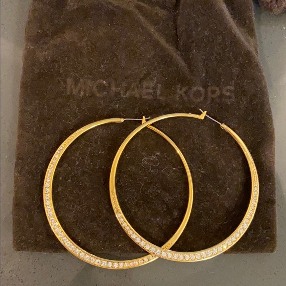 Michael Kors Gold Hoops